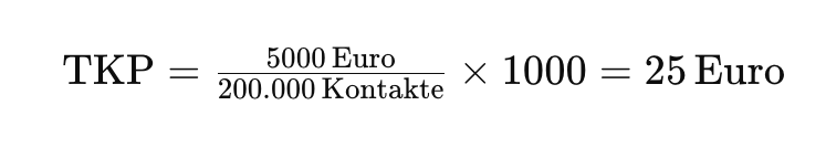 TKP-Rechenbeispiel